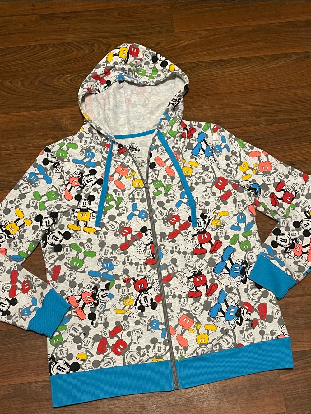 Disney Parks All Over Mickey Lightweight Jacket Size L